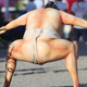 Image for article titled A sumo statue's big butt is scaring horses at the Olympics